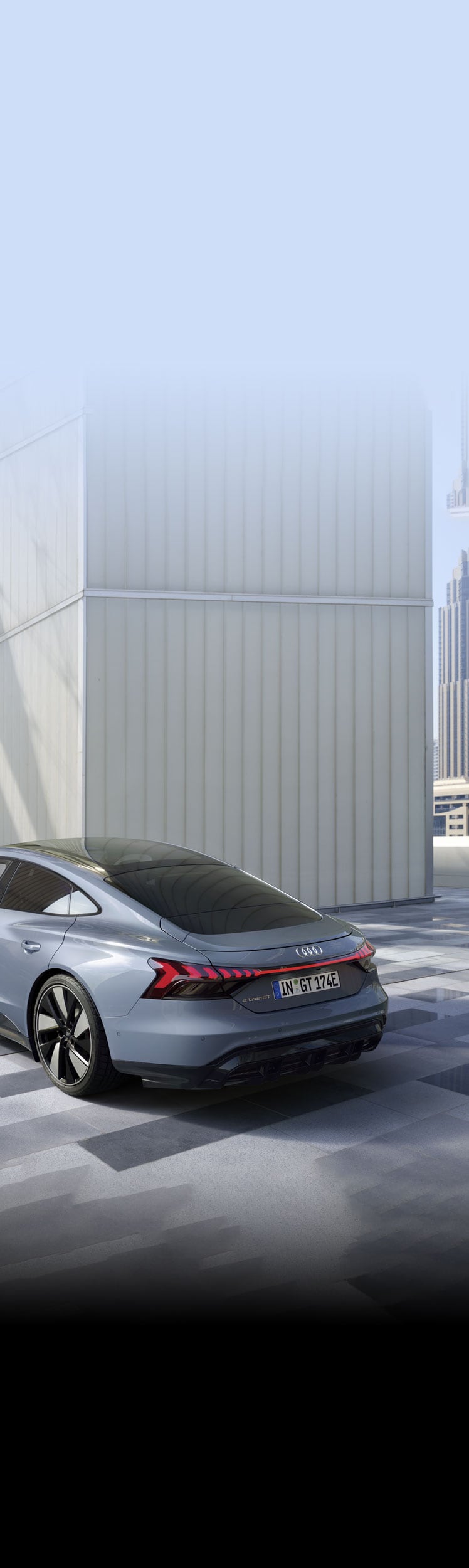 تكنولوجيا الغد، اليوم. سيارة Audi e-tron GT.